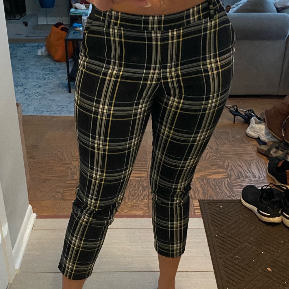 NWOT - H & M tailored check trousers